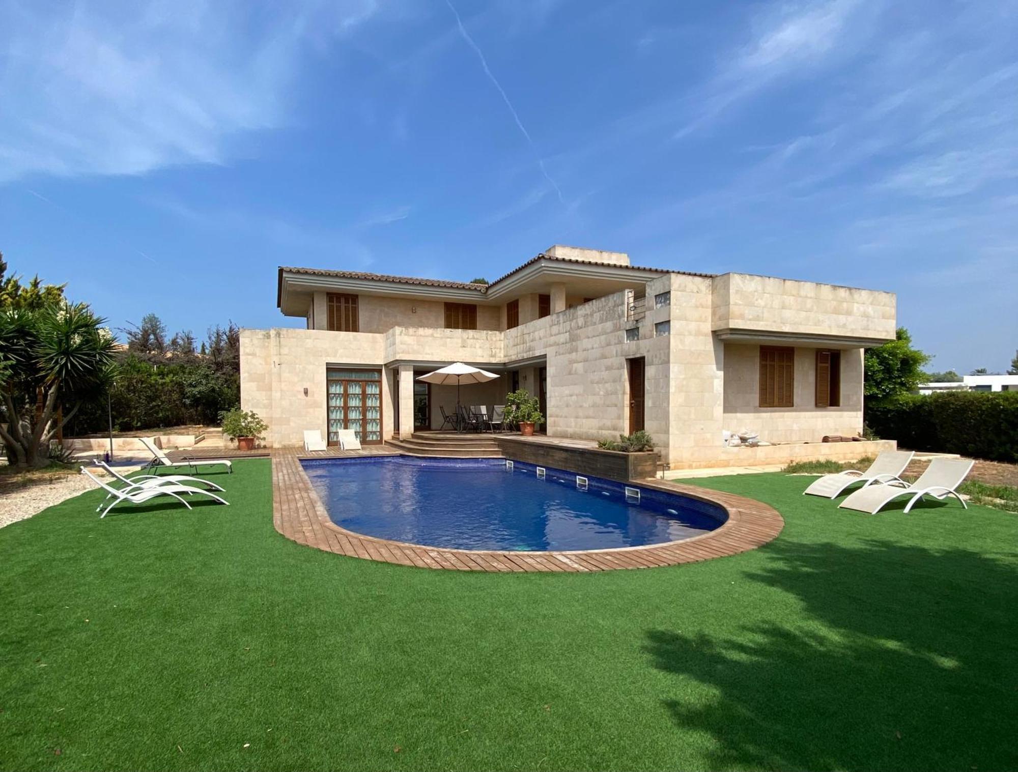 Villa De Lujo Con Piscina, Jacuzzi, Jardin Y Terraza Marratxi ภายนอก รูปภาพ